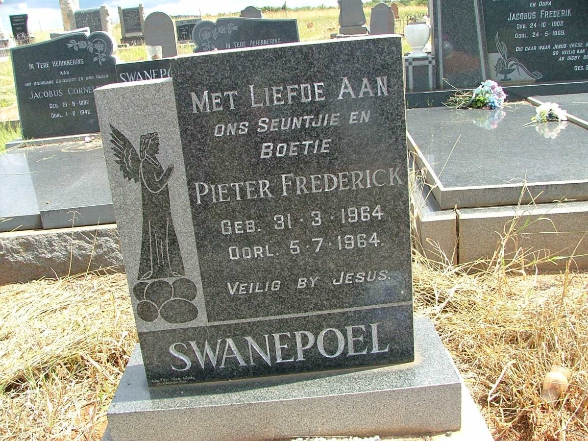 SWANEPOEL Pieter Frederick 1964-1964