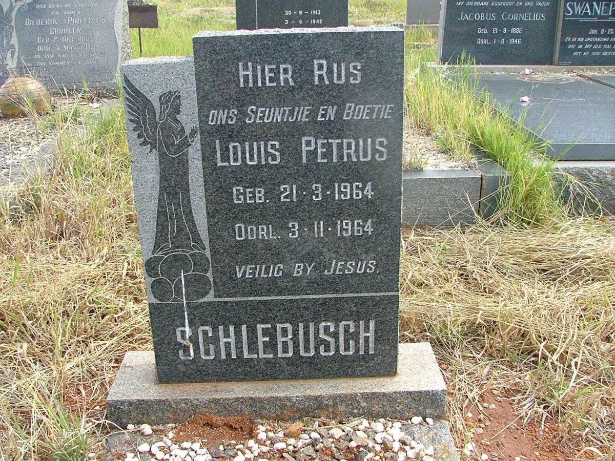 SCHLEBUSCH Louis Petrus 1964-1964