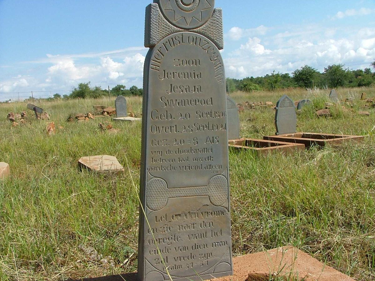 SWANEPOEL Jeremia Jesaja 1896-1921