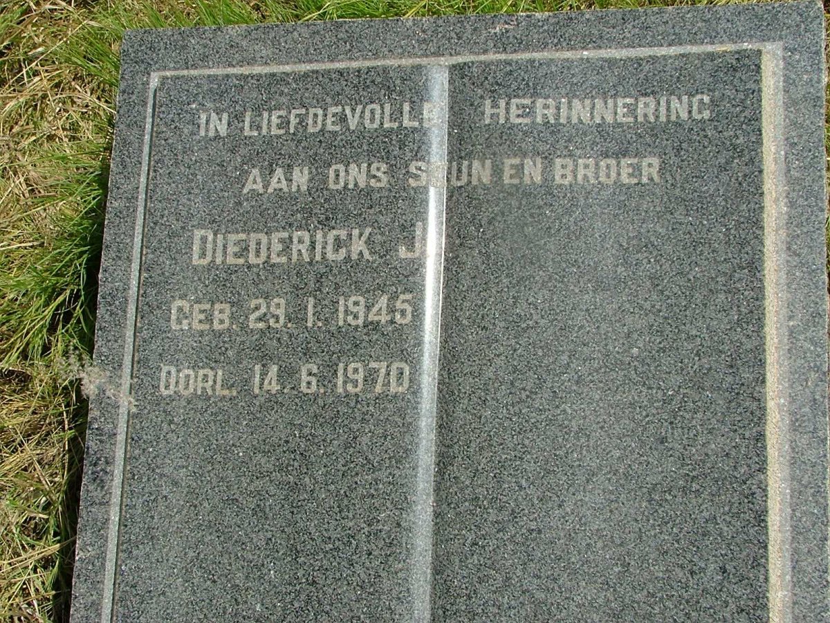 VUUREN Diederick J., van 1945-1970