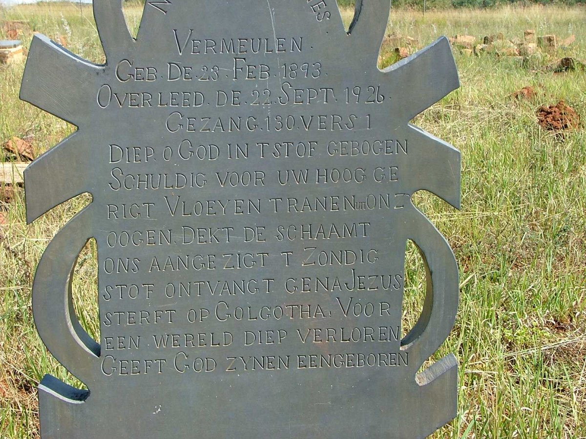 VERMEULEN   1893-1926