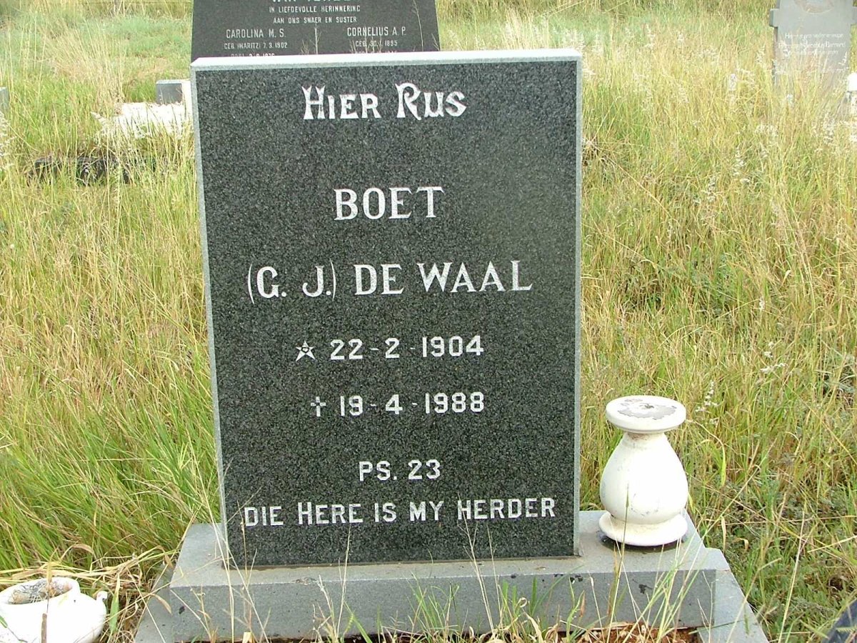 WAAL C.J., de 1904-1988