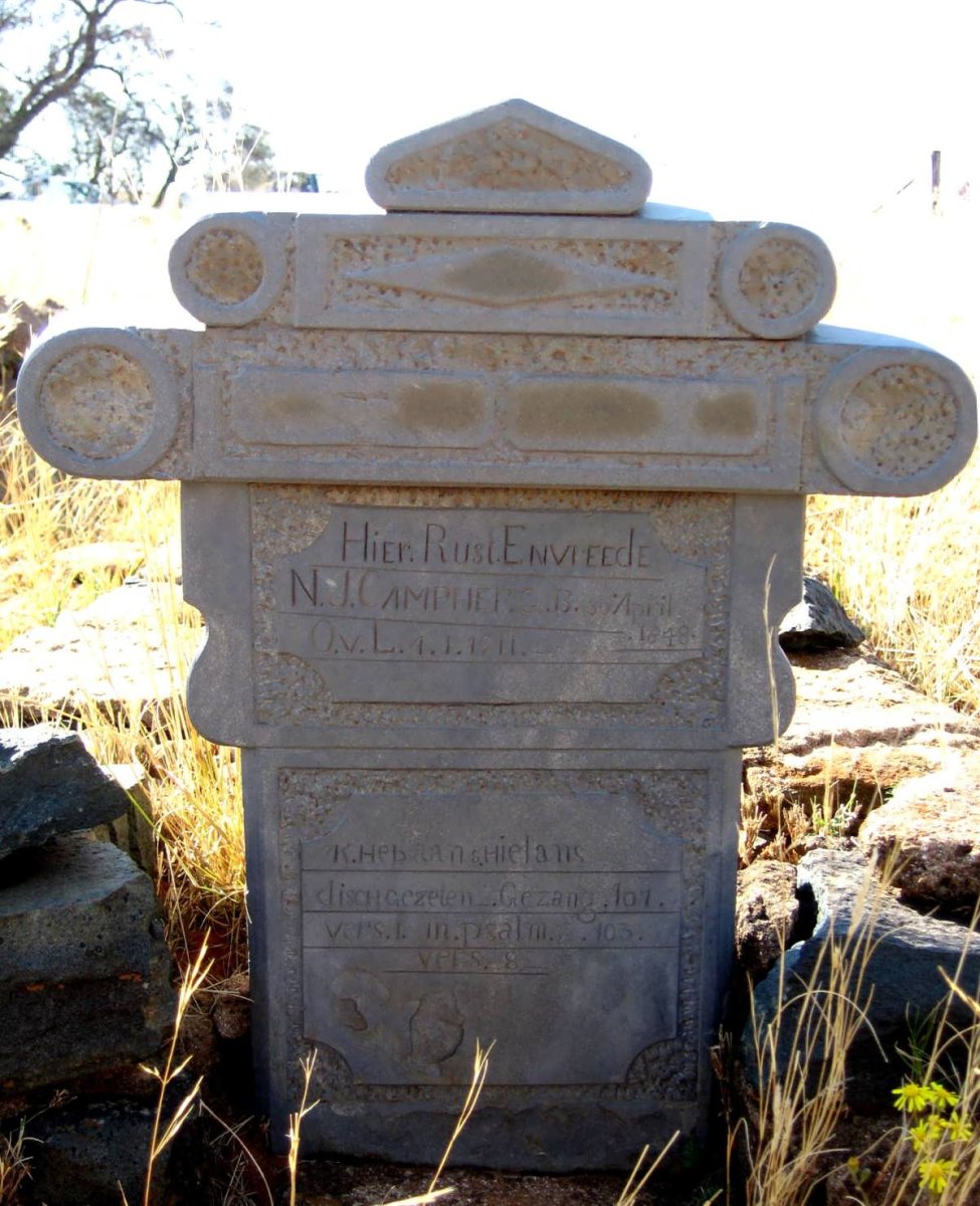 CAMPHER N.J. 1848-1911