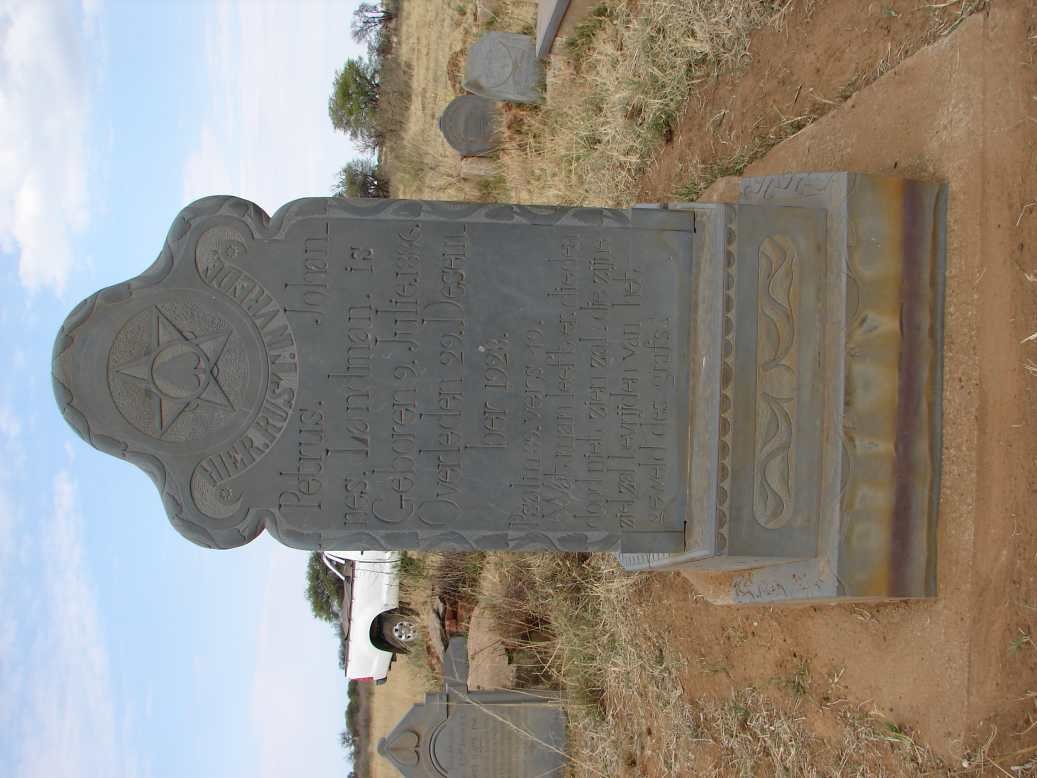 LANDMAN Petrus Johannes 1886-1928