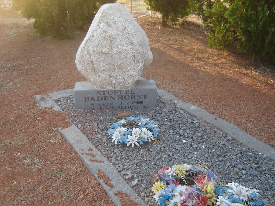 BADENHORST Stoffel 1947-2009