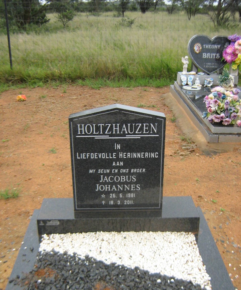 HOLTZHAUZEN Jacobus Johannes 1981-2011