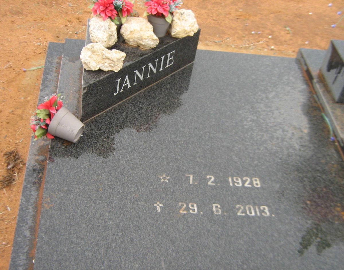 STADEN Jannie, van 1928-2013