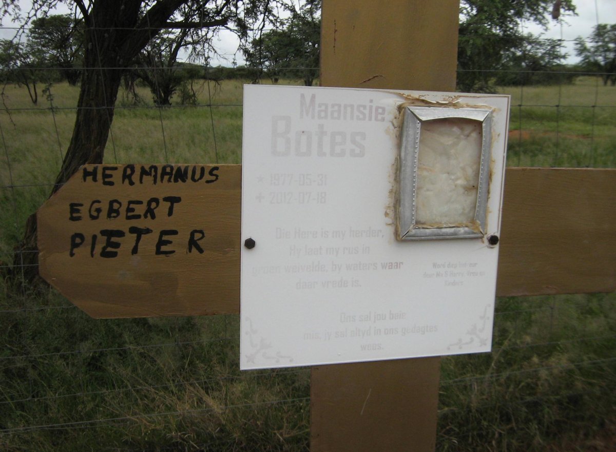 BOTES Hermanus Egbert Pieter 1977-2012