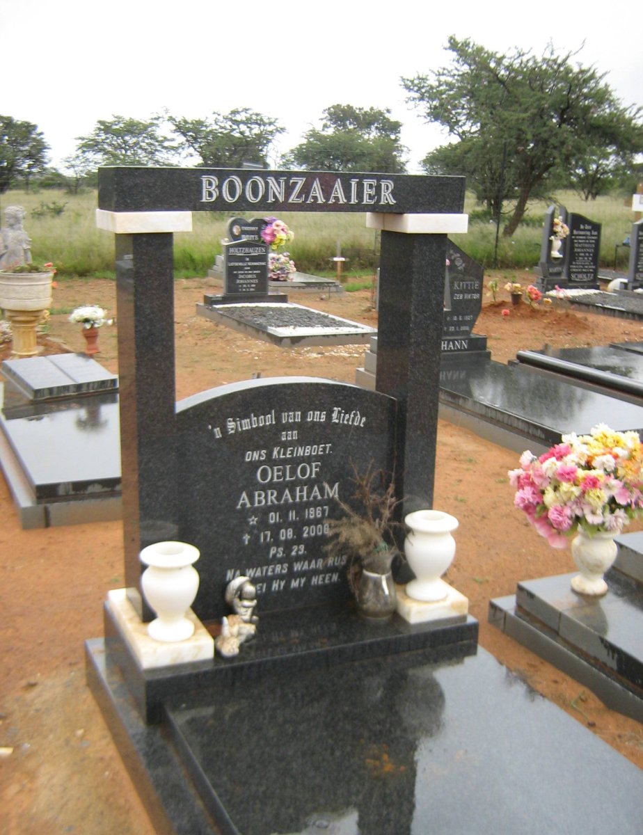 BOONZAAIER Oelof Abraham 1967-200?