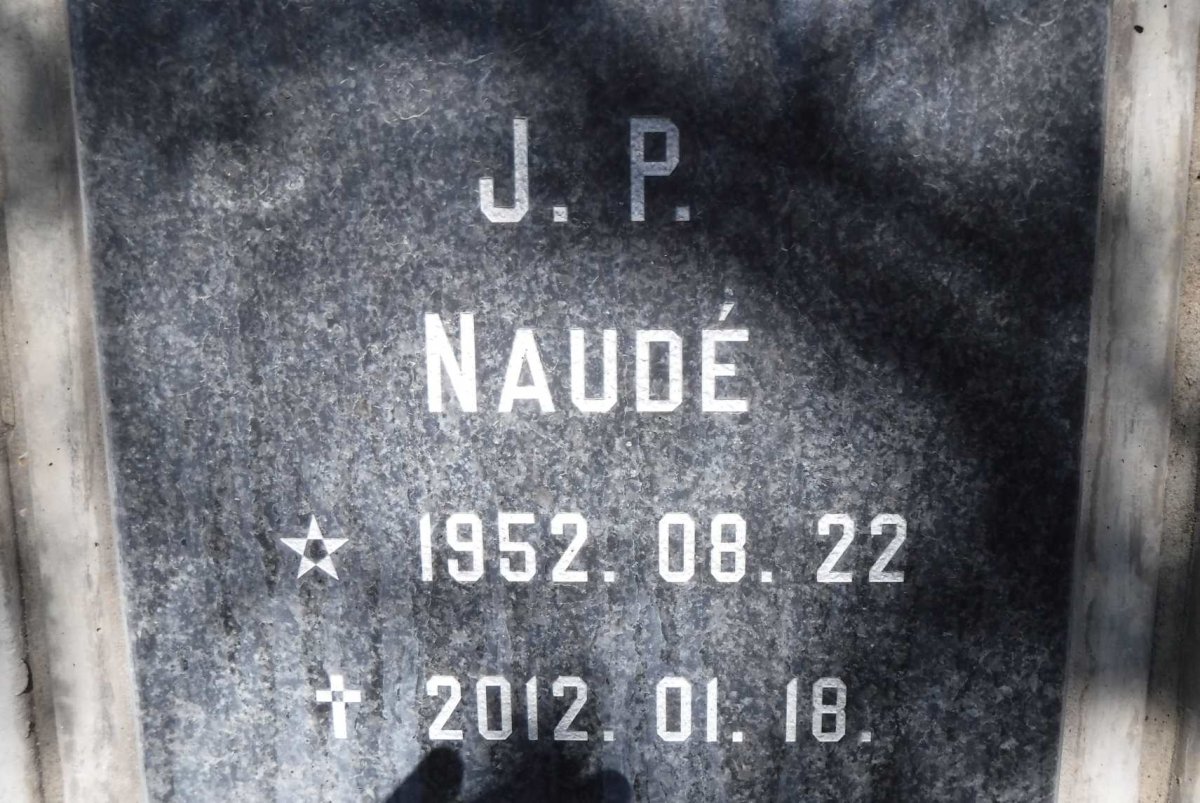 NAUDE J.P. 1952-2012