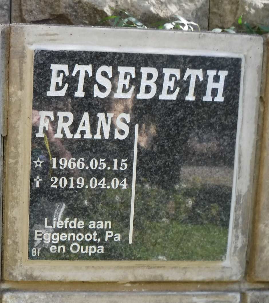 ETSEBETH Frans 1966-2019