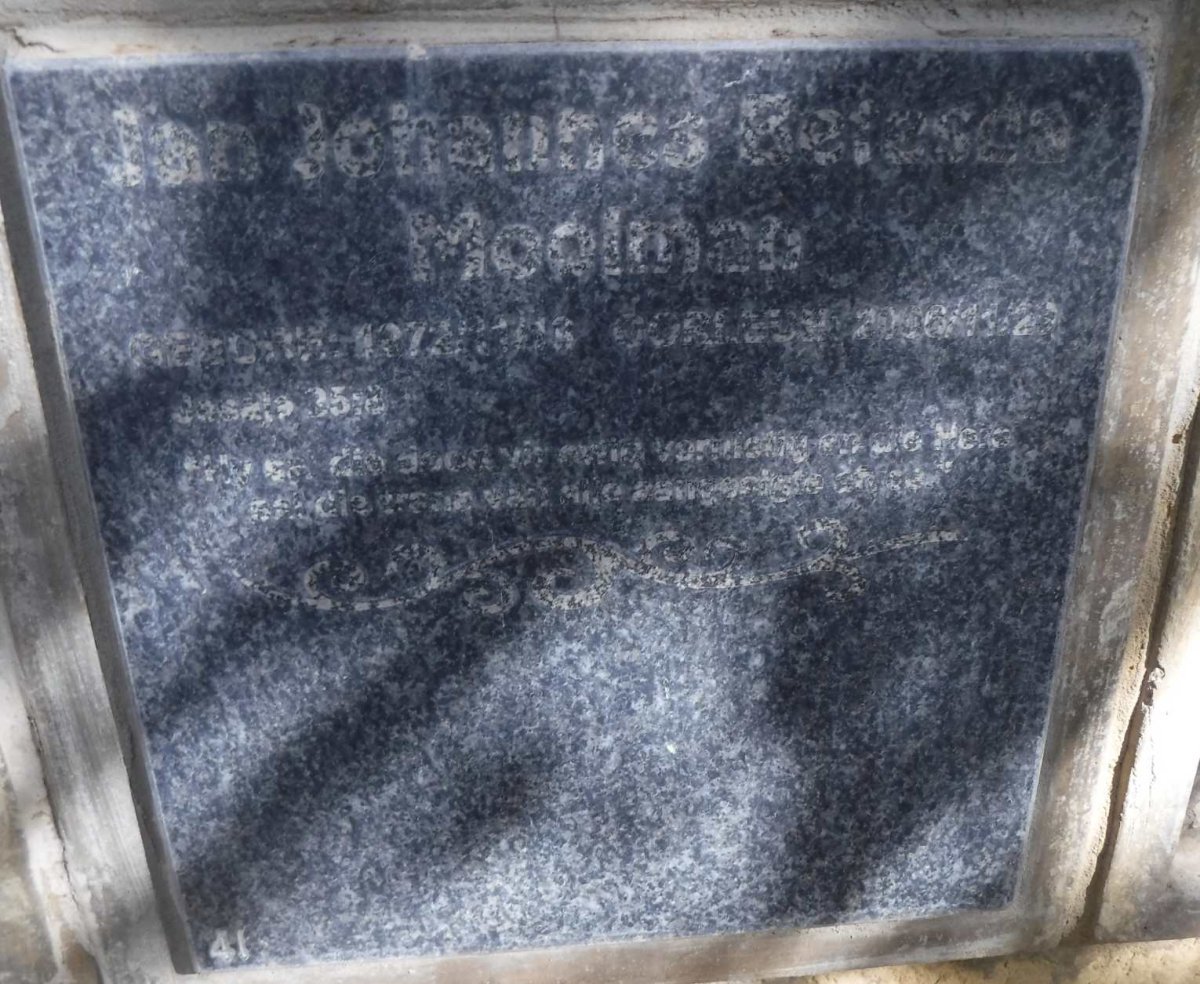 MOOLMAN Jan Johannes Betesda 1972-