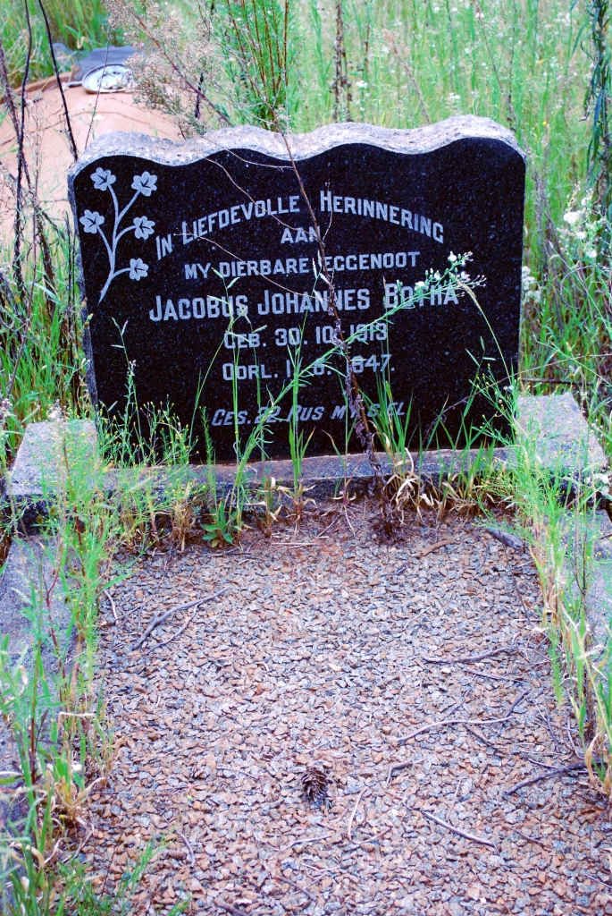 BOTHA Jacobus Johannes 1913-1947
