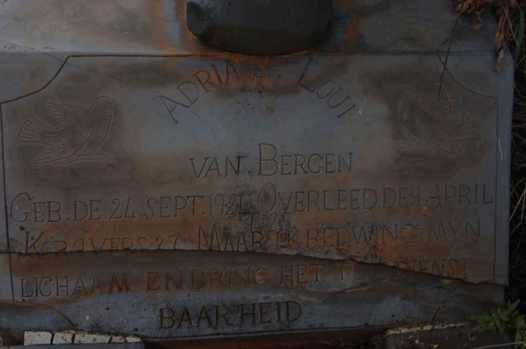 BERGEN Adria?? Loui, van 1921-1925