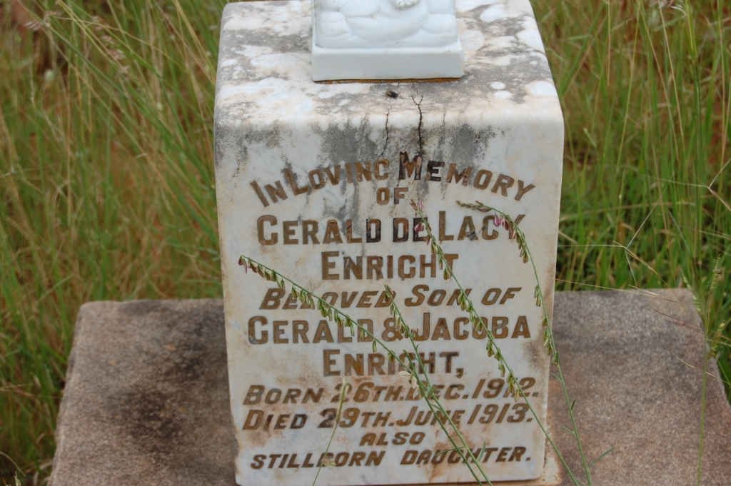 ENRIGHT Gerald De Lacy 1912-1913 :: ENRIGHT Baby