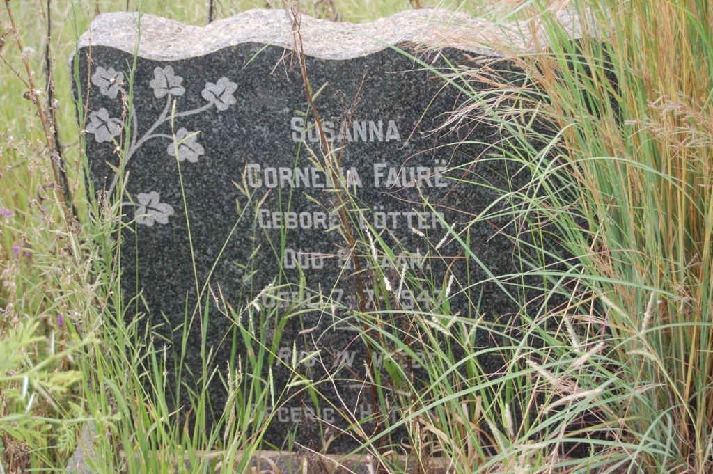 FAURË Susanna Cornelia nee TÖTTER -1947
