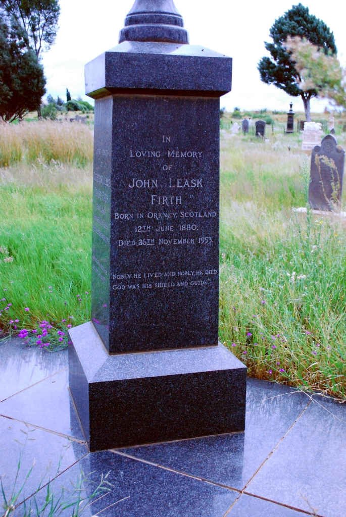 FIRTH John Leask 1880-1953