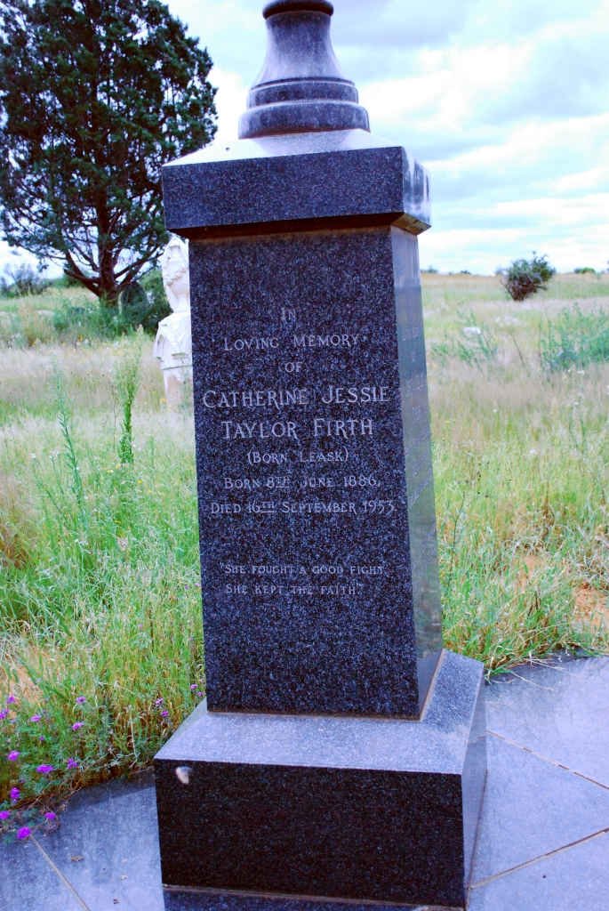 FIRTH Cathrine Jessie Taylor nee LEASK 1886-1953