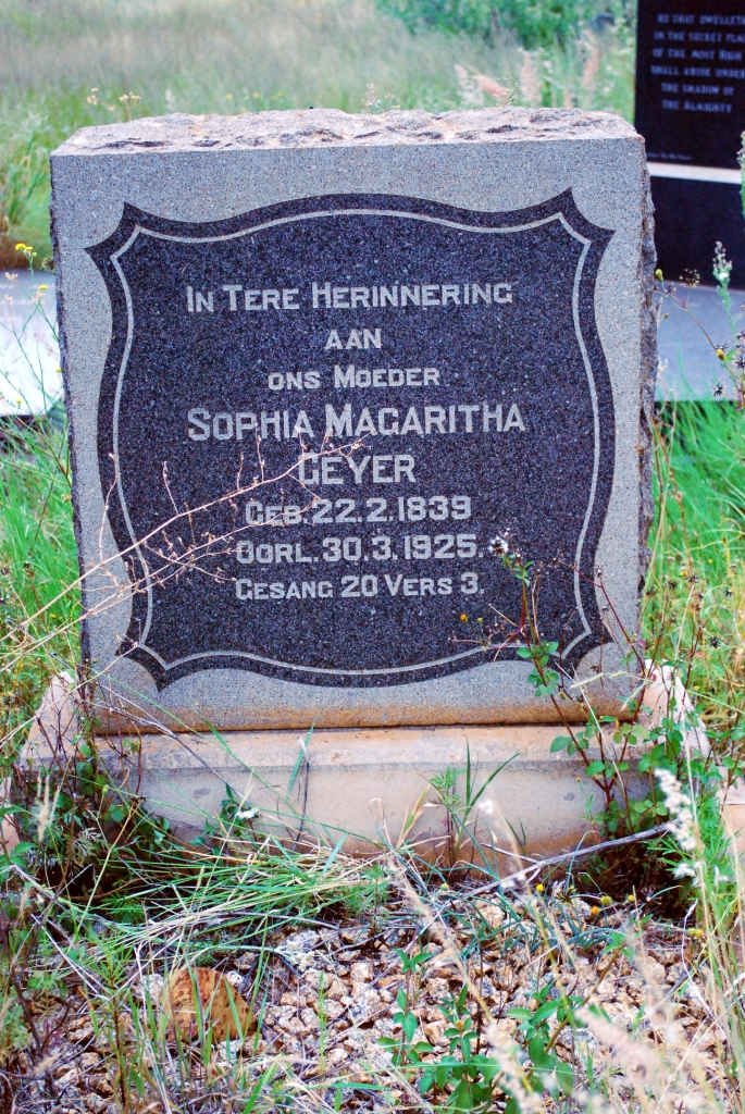 GEYER Sophia Magaritha 1839-1925