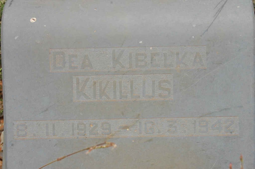 KIKILLUS Dea Kibelka 1929-1942