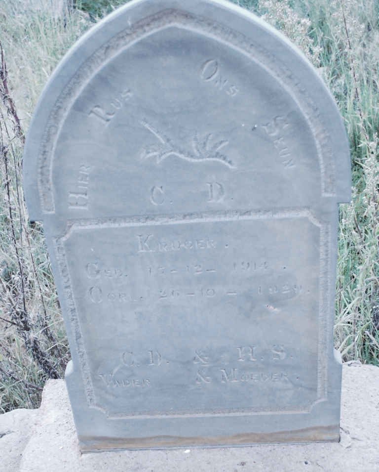 KRUGER C.D. 1914-19?