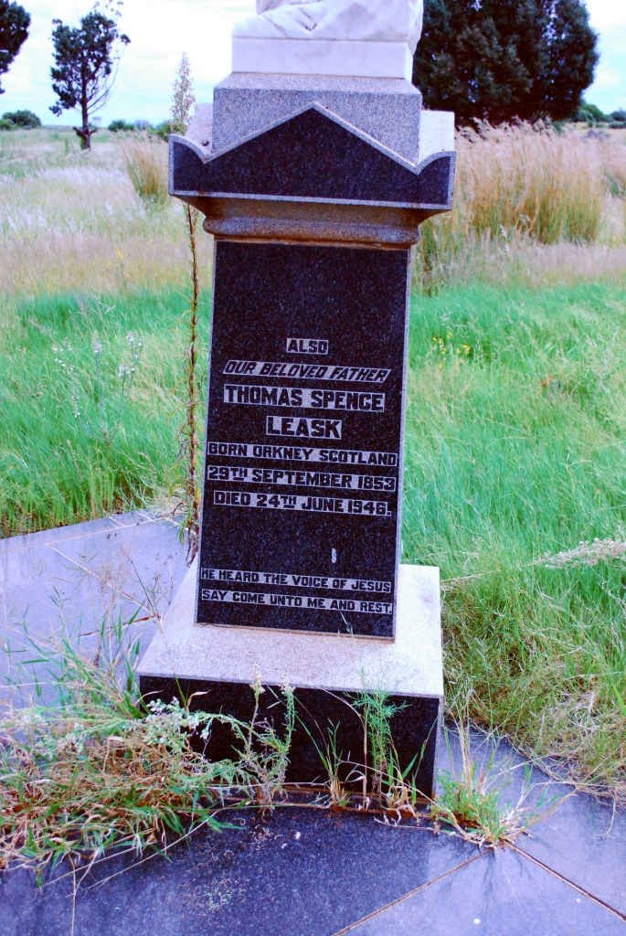 LEASK Thomas Spence 1853-1946