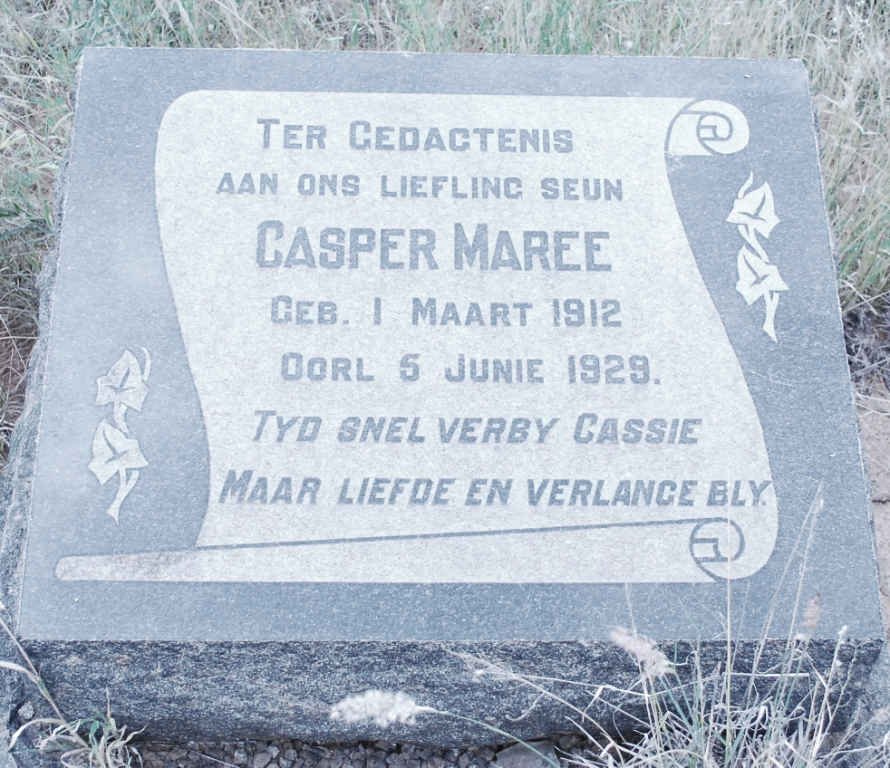MAREE Casper 1912-1929
