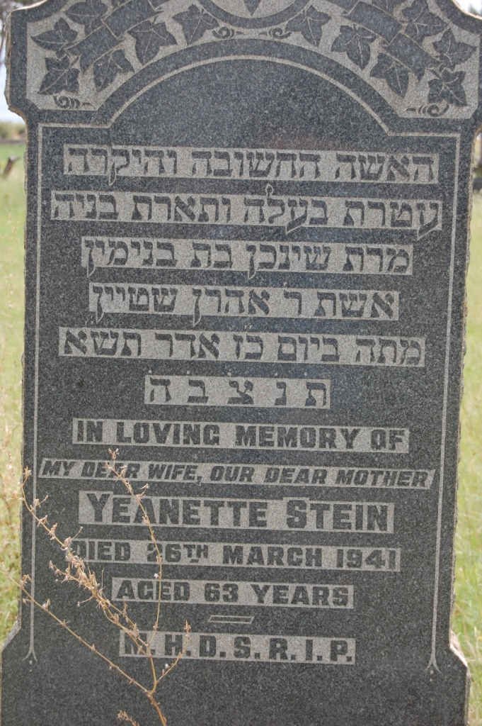 STEIN Yeanette -1941