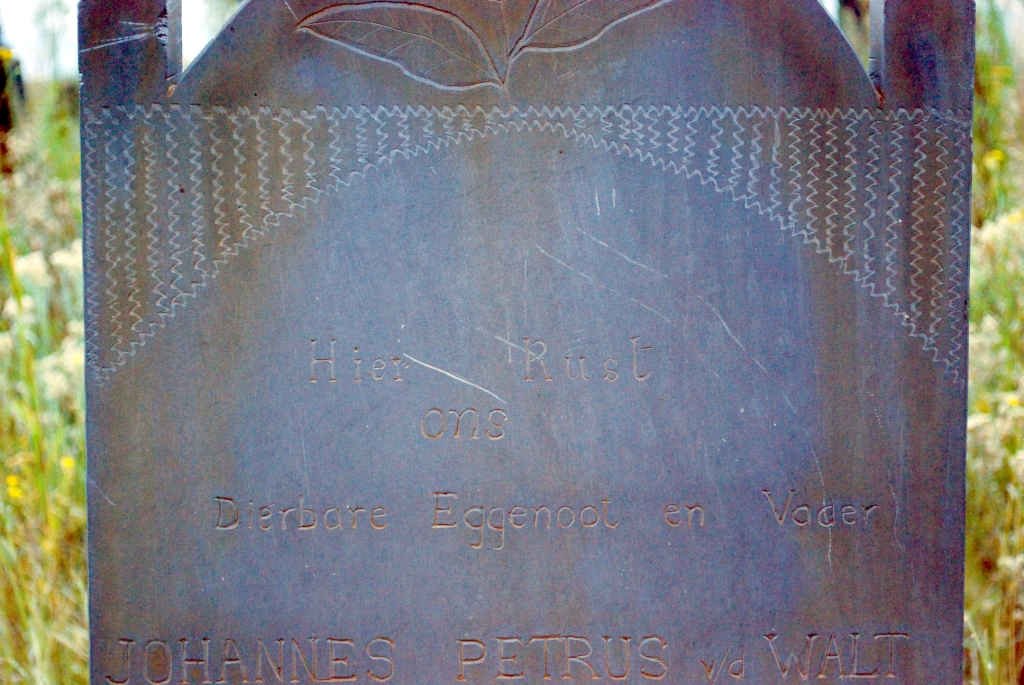 WALT Johannes Petrus, v.d. 1852-1929