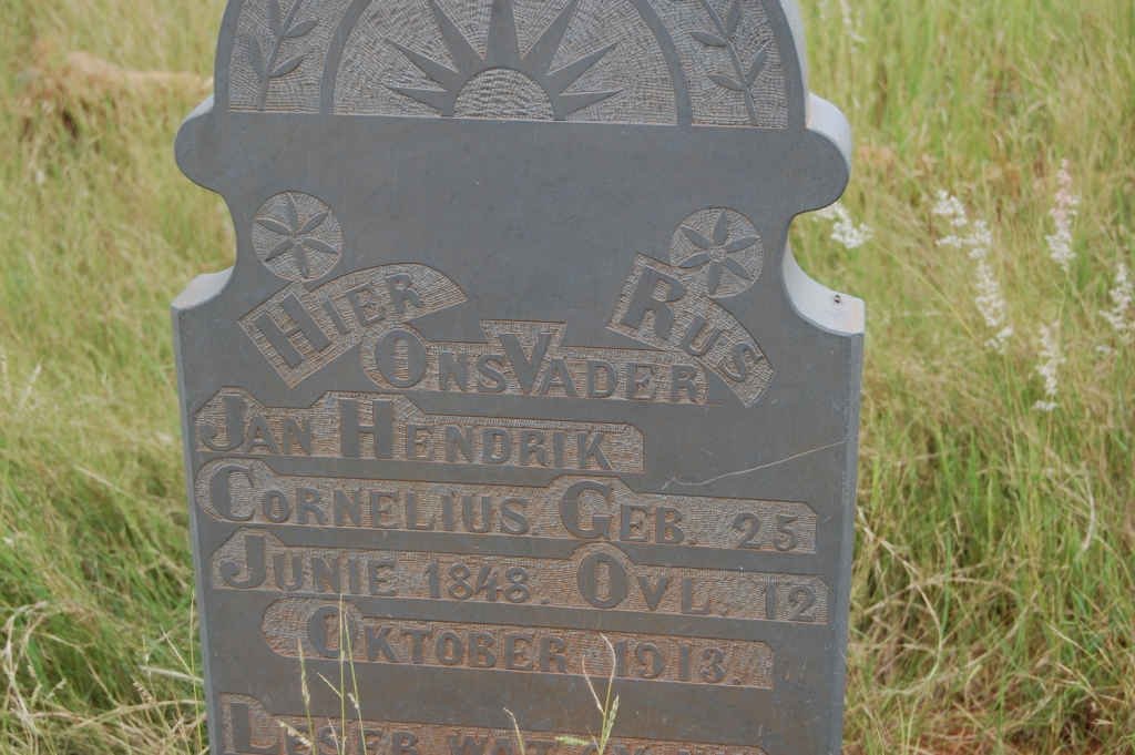 ? Jan Hendrik Cornelius 1848-1913
