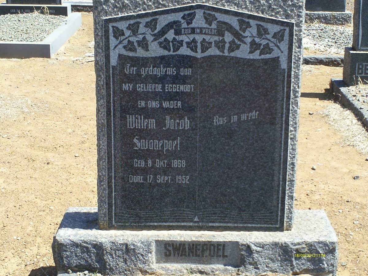 SWANEPOEL Willem Jacob 1868-1952