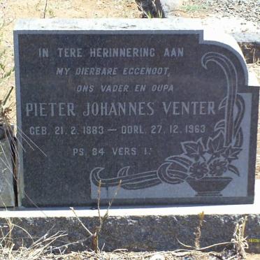 VENTER Pieter Johannes 1883-1963