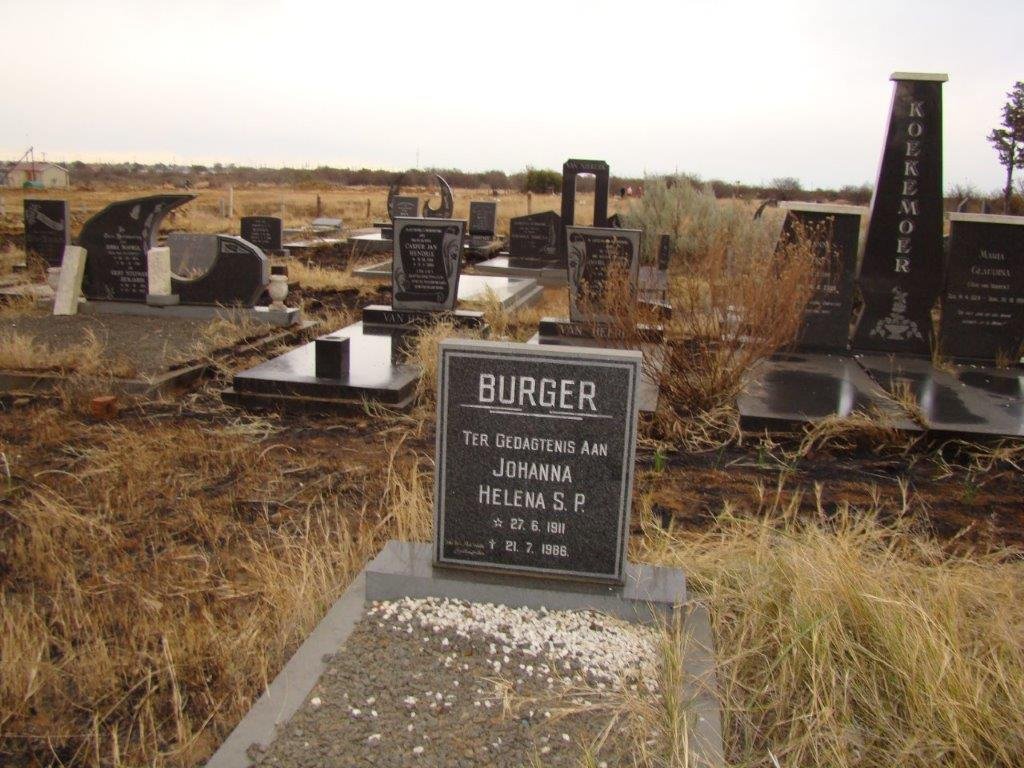 BURGER Johanna Helena S.P. 1911-1986