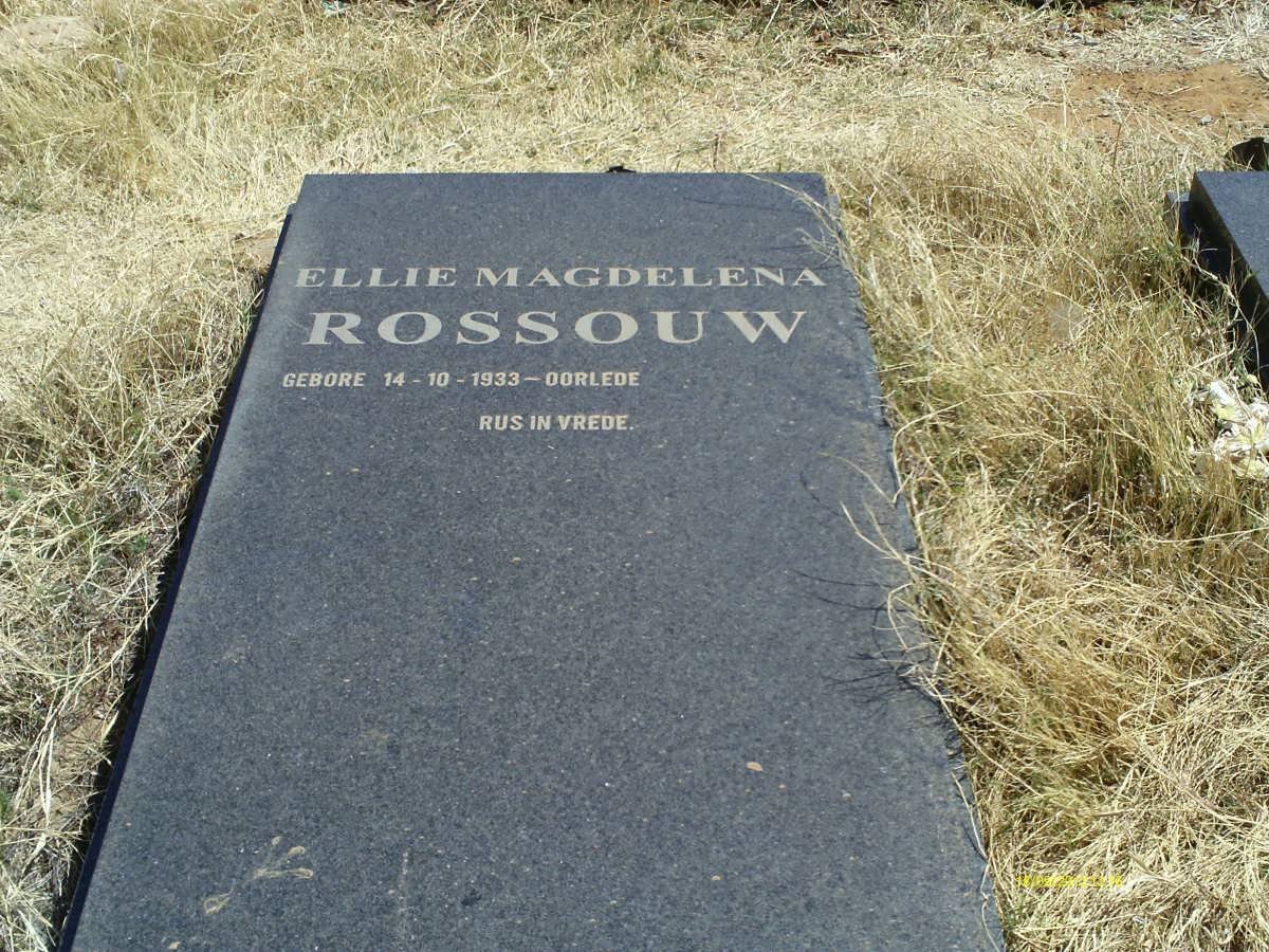 ROSSOUW Ellie Magdalena 1933-