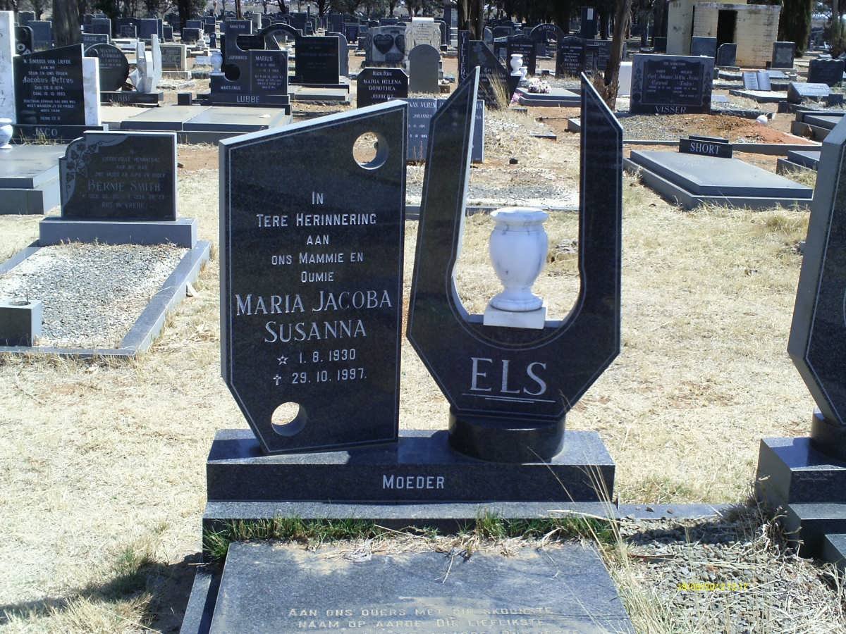 ELS Maria Jacoba Susanna 1930-1997