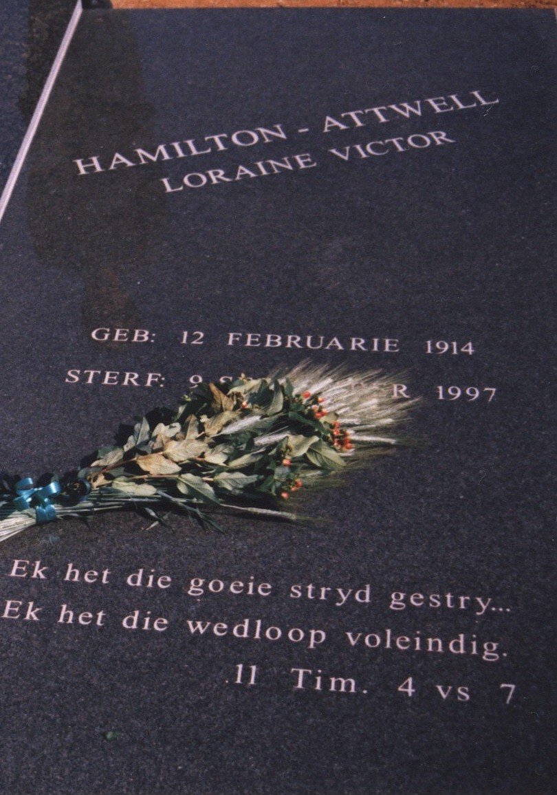 ATTWELL Loraine Victor, HAMILTON 1914-1997