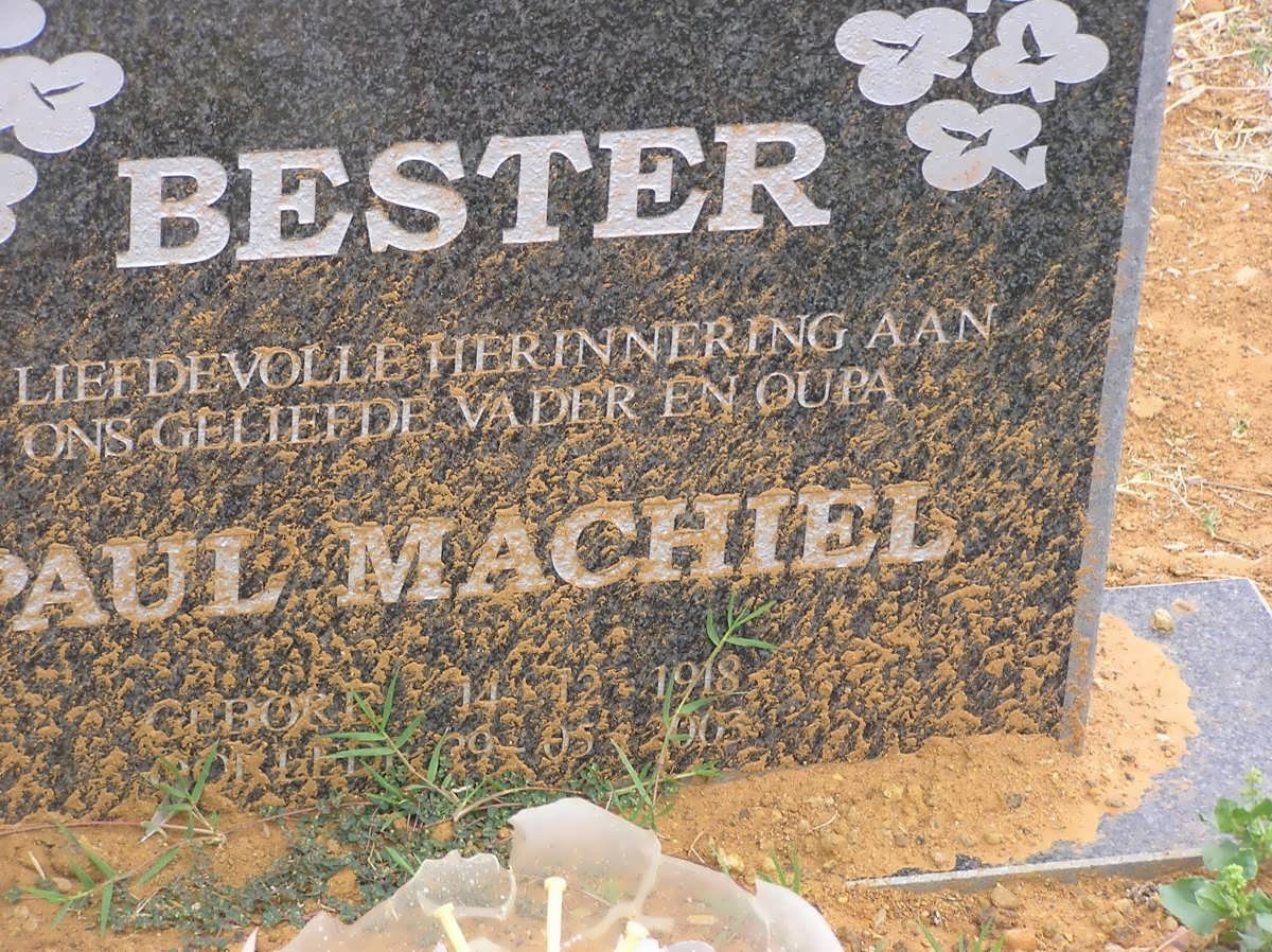BESTER Paul Machiel 1918-2003 &amp; Jemima 1922-2002 _1