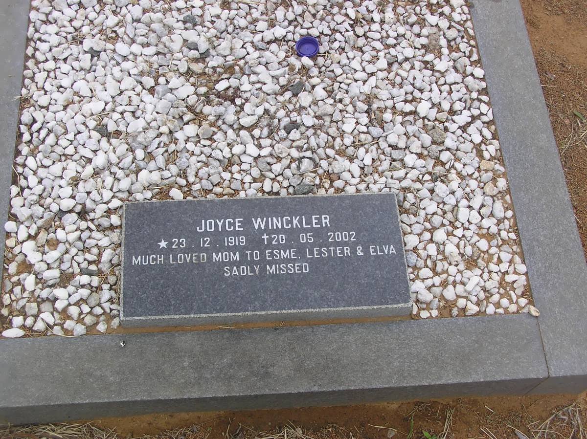 WINCKLER Joyce 1919-2002 :: VENTER Esmé 1946-1948 _2