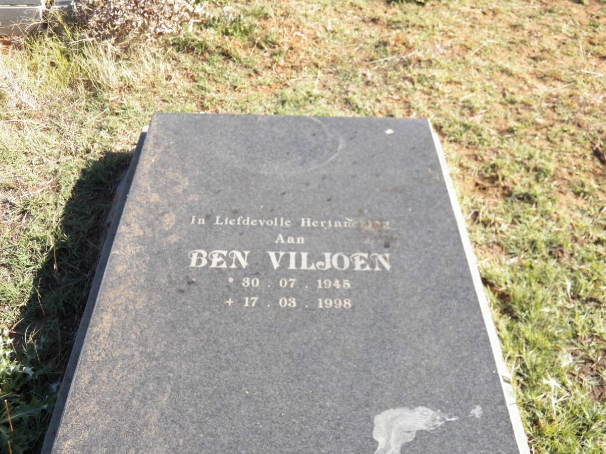 VILJOEN Ben 1945-1998