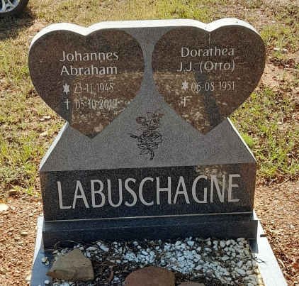 LABUSCHAGNE Johannes Abraham 1945-2019 &amp; Dorathea J.J. OTTO 1951-