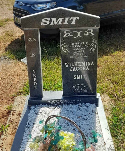 SMIT Wilhemina Jacoba 1927-2020