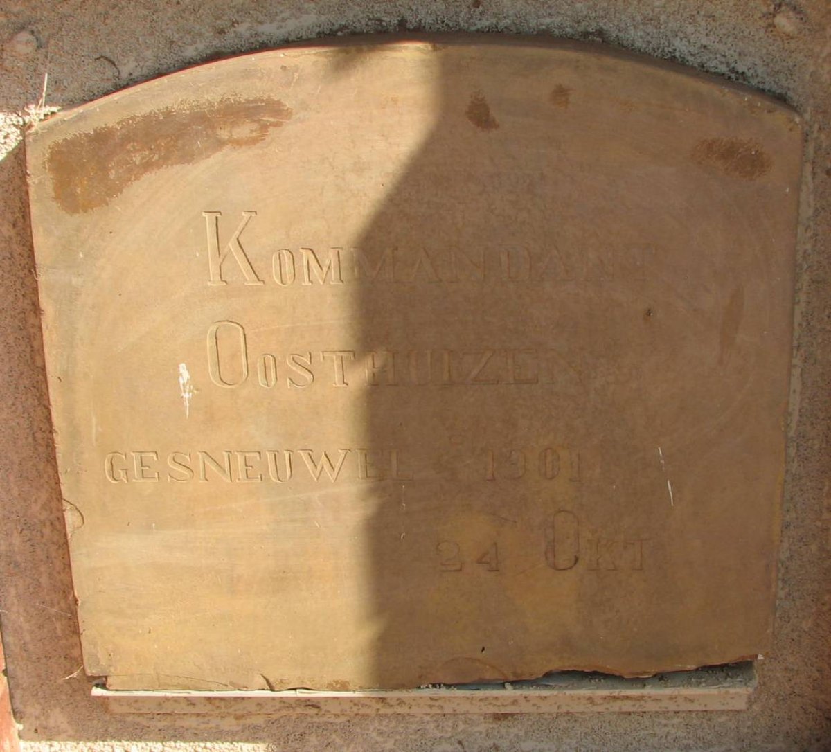 OOSTHUIZEN S.J. -1901