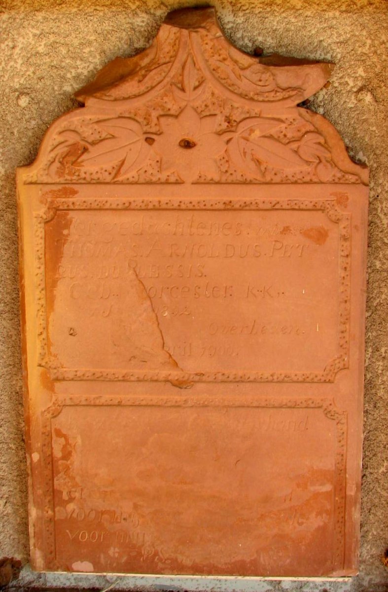 PLESSIS Thomas Petrus Arnoldus, du 1852-1900