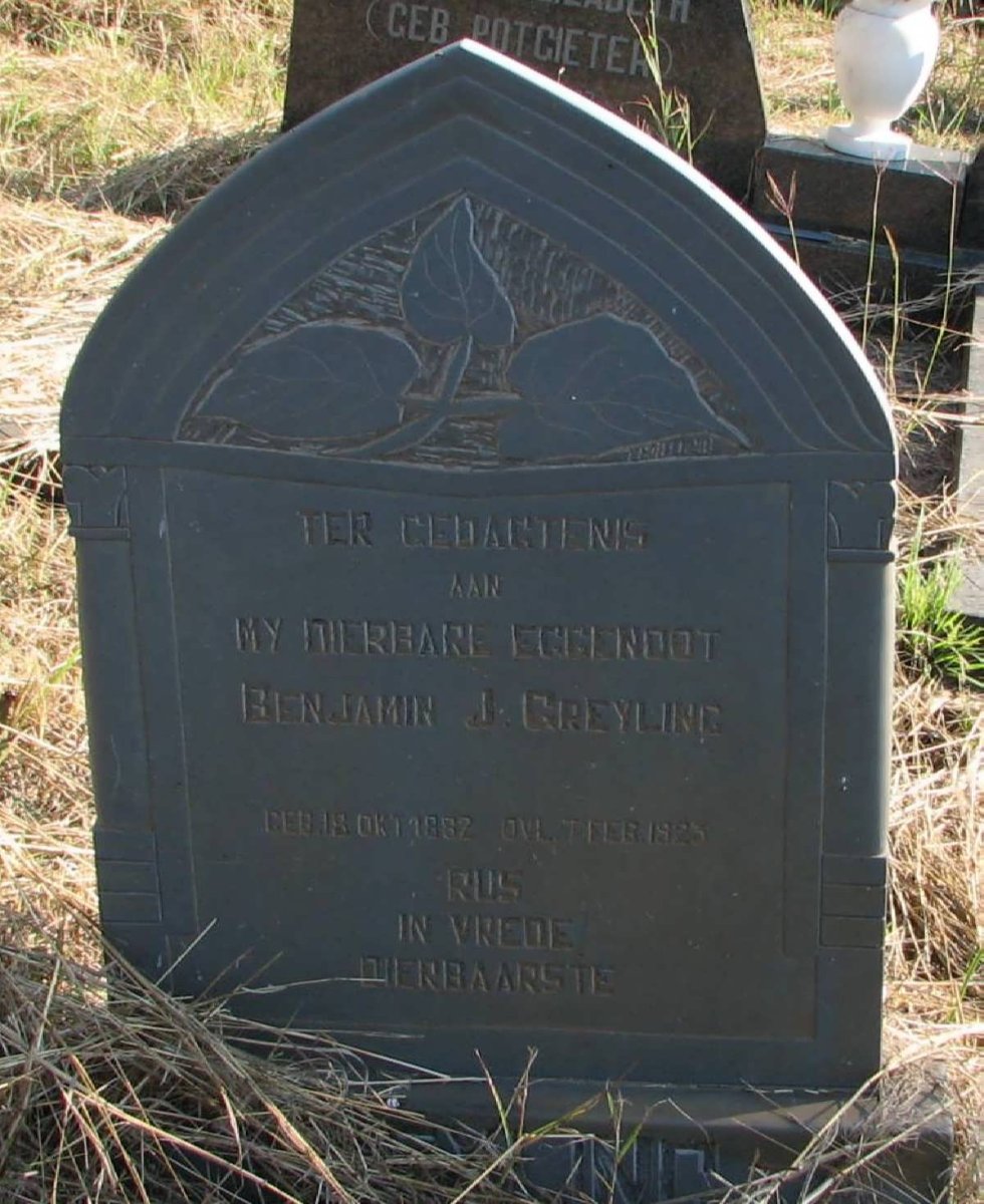 GREYLING Benjamin J. 1882-1925
