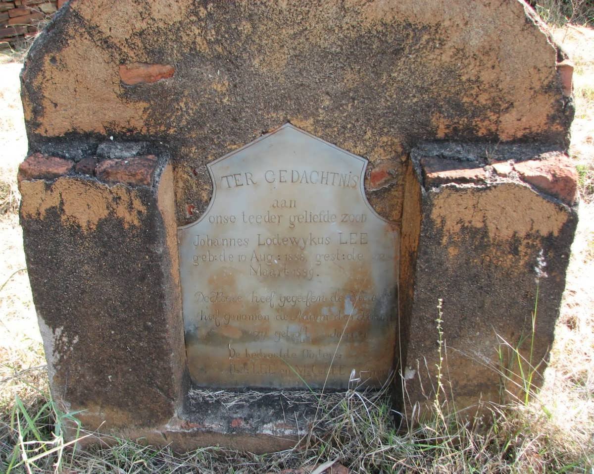 LEE Johannes Lodewykus 18?6-1889