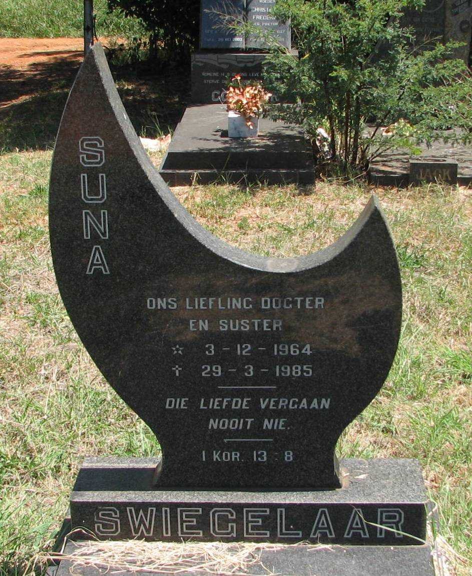 SWIEGELAAR Suna 1964-1985