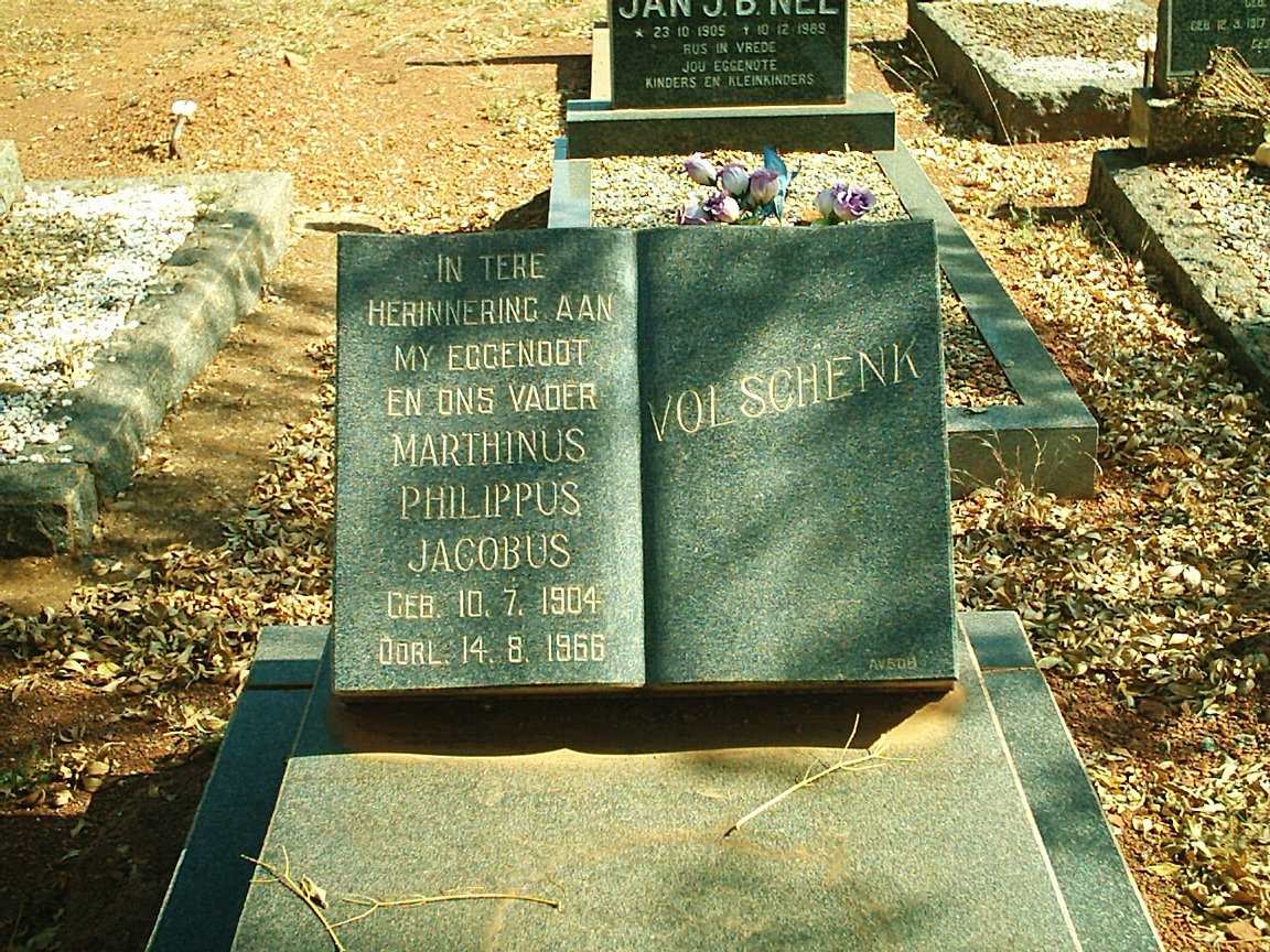 VOLSCHENK Marthinus Philippus Jacobus 1904-1966